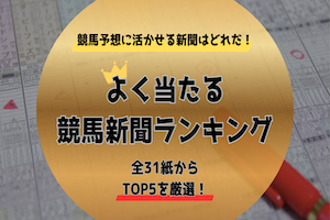 競馬新聞ランキングアイキャッチ画像