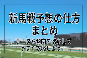 新馬戦予想のアイキャッチ画像