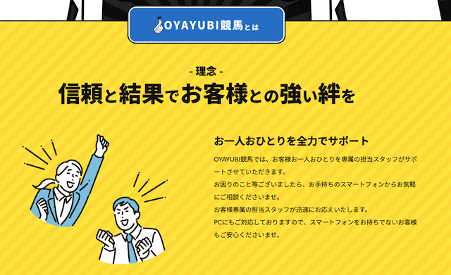 OYAYUBI競馬のトップ